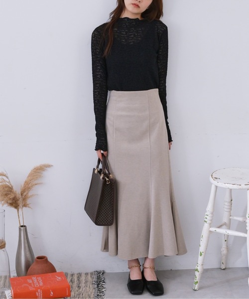 FREE'S MART（フリーズマート）の「【低身長サイズ/Sシリーズ】◆サイドスリットカットソーマーメイドスカート（スカート・レディース・ブラック/ベージュ/ベージュ系その他・SMALL/MEDIUM/X-SMALL）」の20枚目の写真