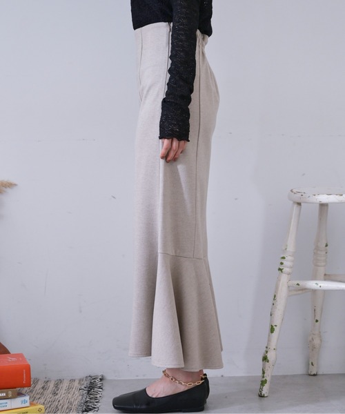 FREE'S MART（フリーズマート）の「【低身長サイズ/Sシリーズ】◆サイドスリットカットソーマーメイドスカート（スカート・レディース・ブラック/ベージュ/ベージュ系その他・SMALL/MEDIUM/X-SMALL）」の6枚目の写真