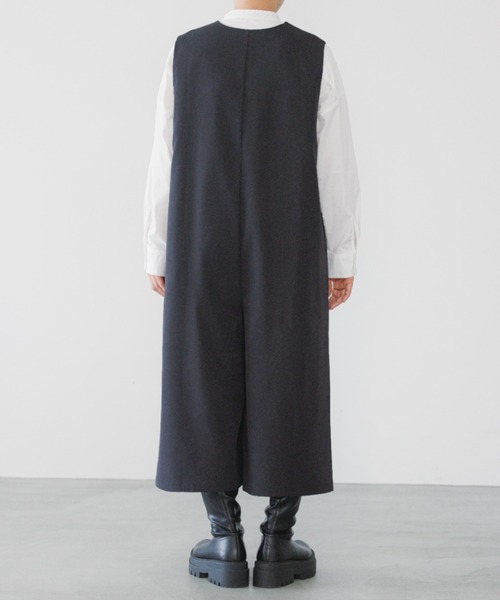 LOWRYS FARM（ローリーズファーム）の「Ｖネックハーフサロペット　166105（サロペット/オーバーオール・キッズ・ブラック/カーキ・150cm/160cm）」の12枚目の写真