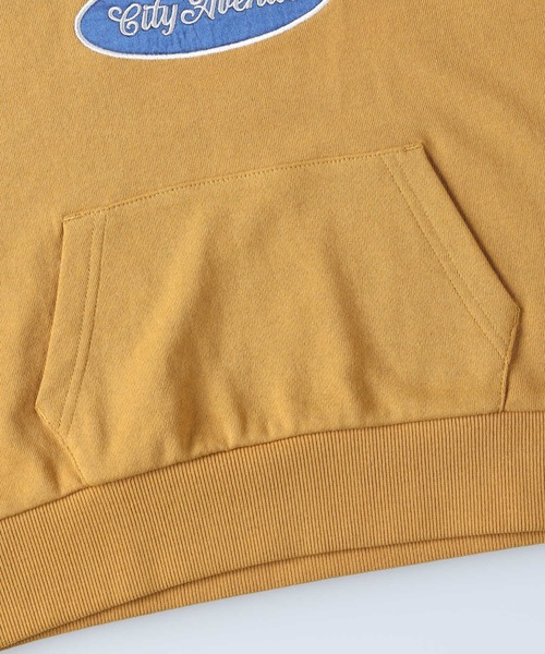 Right-on（ライトオン）の「【Refurbish】カレッジフードパーカー（パーカー・キッズ・イエロー/ブラック/グレー・105/120/130/140/150/160）」の10枚目の写真