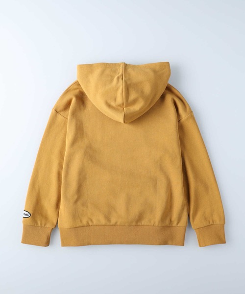 Right-on（ライトオン）の「【Refurbish】カレッジフードパーカー（パーカー・キッズ・イエロー/ブラック/グレー・105/120/130/140/150/160）」の7枚目の写真