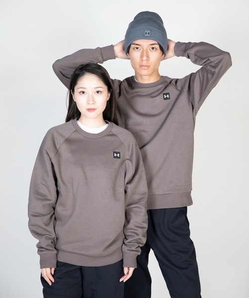 UNDER ARMOUR(アンダーアーマー)の「UAライバルフリース クルー(トレーニング/メンズ)(スウェット・メンズ・ネイビー/ダークグレー/ブラウン/ライトグレー/ブラック・XL/3XL/M/XXL/L/S)」の5枚目の写真