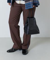 ADIEU TRISTESSE | レザー巾着(ハンドバッグ)