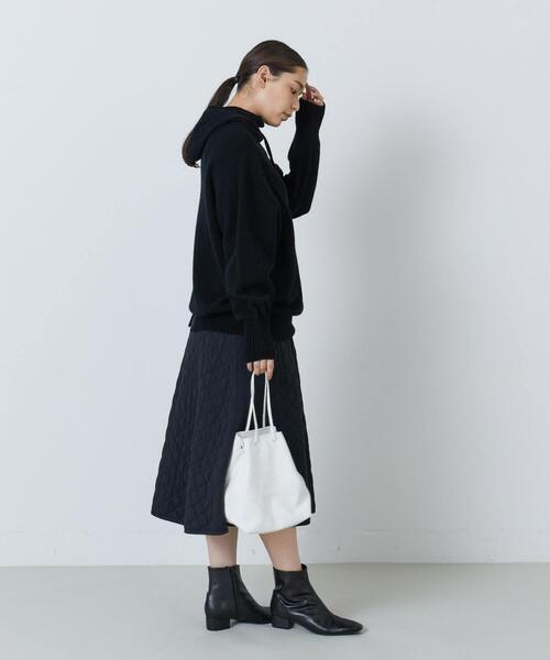 ADIEU TRISTESSE（アデュートリステス）の「レザー巾着（ハンドバッグ・レディース・ブラック/ホワイト・FREE）」の13枚目の写真