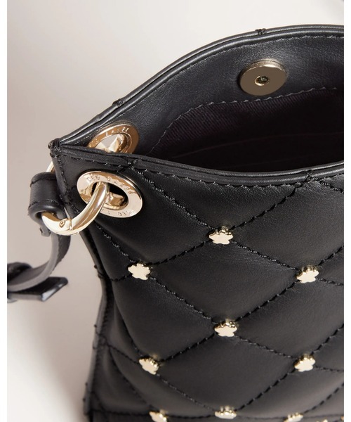 Ted Baker（テッドベーカー）の「PARTONN キルテッド マグノリア スタッズ ポーチ（ポーチ・レディース・ピンク系その他/ブラック・O/S）」の13枚目の写真