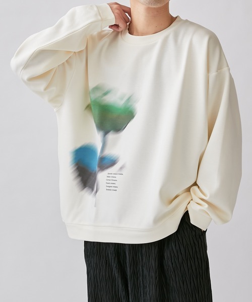 Lui's（ルイス）の「ROMANZA FLOWER ポンチプルオーバー（スウェット・メンズ・ホワイト/ブラック/グレー・FREE）」の22枚目の写真