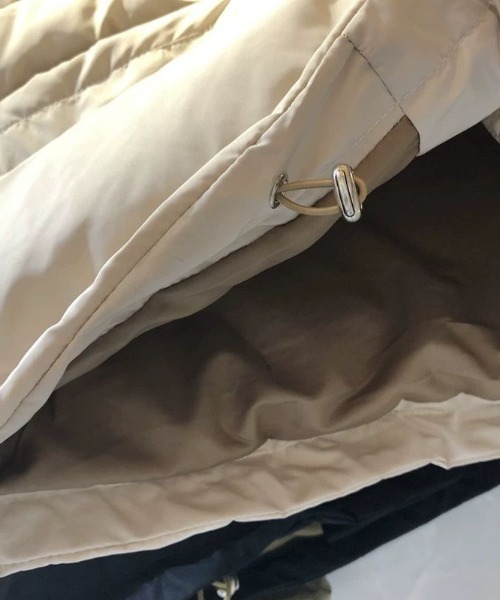 DIAVEL（ディアベル）の「フロントライン中綿ベスト（ダウンベスト・レディース・ホワイト/ブラック/ベージュ・M）」の12枚目の写真