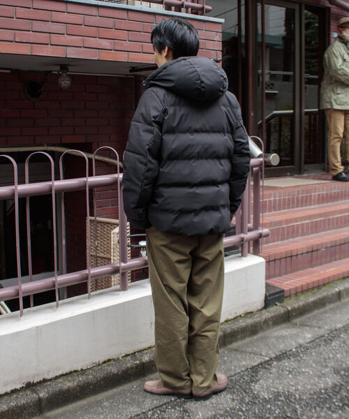 GLOSTER(グロスター)の「【GLOSTER ROAD/グロスターロード】ハイブリッドフードダウンジャケット 撥水加工 防風(ダウンジャケット/コート・メンズ・ブラック/ベージュ/グレー・M/L/XL)」の15枚目の写真