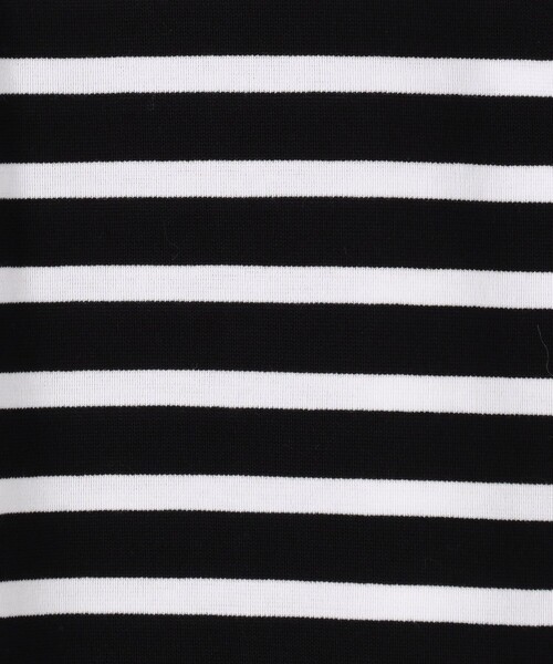 MACPHEE(マカフィー)の「コットンパネルボーダー バスクシャツ(Tシャツ/カットソー・レディース・ブラック系その他/ブルー系その他2・FREE)」の12枚目の写真