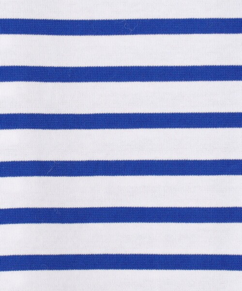 MACPHEE(マカフィー)の「コットンパネルボーダー バスクシャツ(Tシャツ/カットソー・レディース・ブラック系その他/ブルー系その他2・FREE)」の13枚目の写真