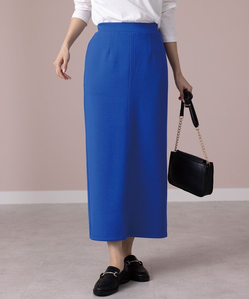 BELLUNA PLUS（ベルーナ）の「ストレッチ素材ペンシルデザインスカート（スカート・レディース・アイボリー/ロイヤルブルー/テラコッタ/ブラック/イエロー/ベージュ系・LARGE/X-LARGE/MEDIUM/SMALL）」の13枚目の写真