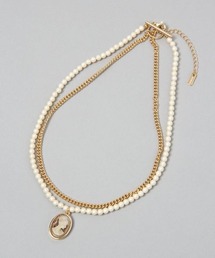 JEANASIS | カメオ2レンネックレス/172603(ネックレス)