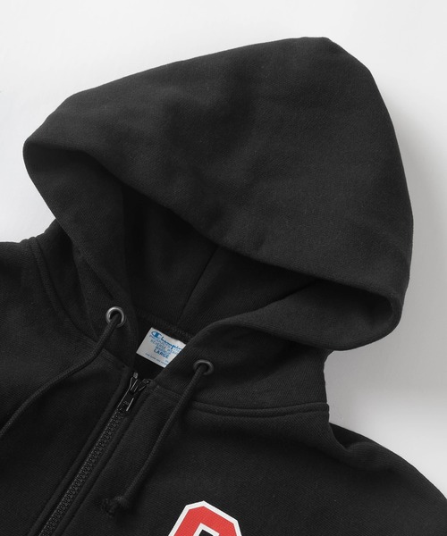 Champion(チャンピオン)の「【Champion/チャンピオン】REVERSWEAVE バックプリント カレッジロゴ ジップパーカー/長袖ジップフーディー/裏起毛(パーカー・メンズ・グレー/ブルー/オートミール/ブラック・XL/M/L)」の9枚目の写真