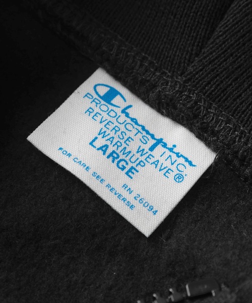 Champion チャンピオン　カレッジ刺繍ロゴ　裏起毛　ジップアップパーカー Champion（チャンピオン） パーカー 【Champion/チャンピオン