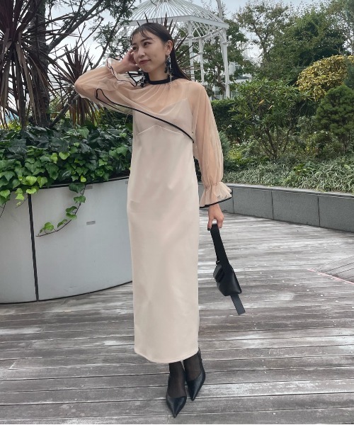 スーツ・フォーマル・ドレス Ameri VINTAGE CUP IN CAMI DRESS Ameri（アメリ）の「CUP IN CAMI DRESS（ワンピース）」 - WEAR
