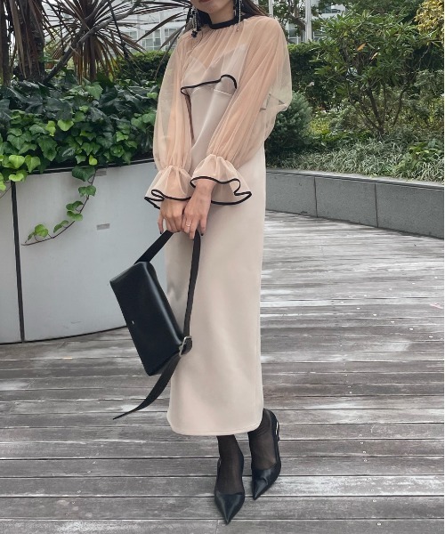 Ameri（アメリ）の「CUP IN CAMI DRESS（ワンピース）」 - WEAR