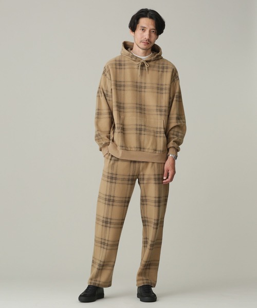 NANO universe（ナノユニバース）の「LB.04/総柄チェックスウェットパンツ（スウェットパンツ・メンズ・その他1/その他2/その他3・M/L/S）」の5枚目の写真