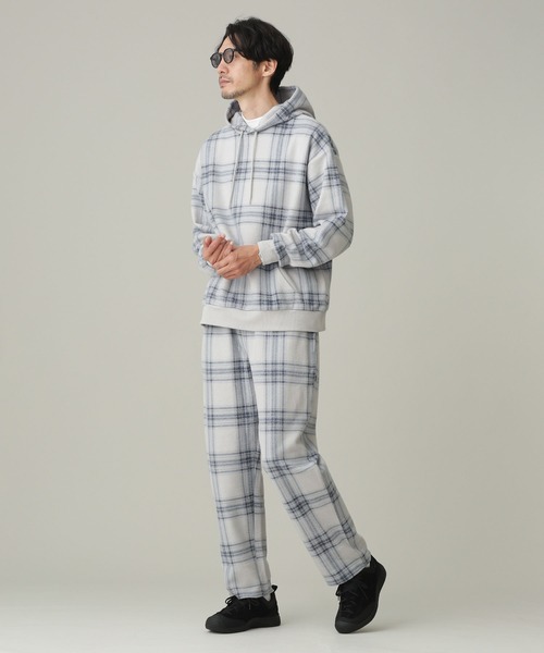 NANO universe（ナノユニバース）の「LB.04/総柄チェックスウェットパンツ（スウェットパンツ・メンズ・その他1/その他2/その他3・M/L/S）」の9枚目の写真