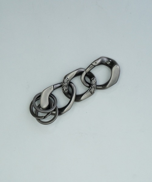 REVI CAST MADE(レヴィキャストメイド)の「REVI CAST MADE レビキャストメイド CONNECTING KEY RING キーリング(キーホルダー・メンズ・シルバー/ブラック・FREE)」の10枚目の写真