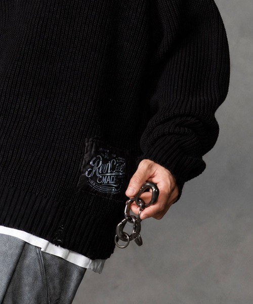 REVI CAST MADE(レヴィキャストメイド)の「REVI CAST MADE レビキャストメイド CONNECTING KEY RING キーリング(キーホルダー・メンズ・シルバー/ブラック・FREE)」の8枚目の写真