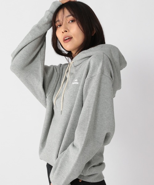 Traditional Weatherwear（トラディショナルウェザーウェア）の「BARNYARDSTORM / Traditional Weatherwear　裏毛パーカー（パーカー・レディース・グレー/オフホワイト・FREE）」の6枚目の写真