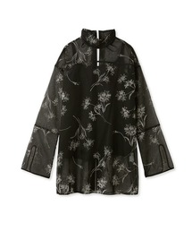 フロッキーオーガンジーブラウス