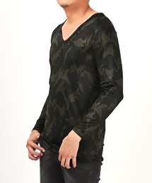 LUXSTYLE（ラグスタイル）の「裏起毛Vネックヒートインナー（その他アンダーウェア/インナー）」