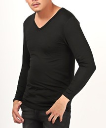 LUXSTYLE（ラグスタイル）の「裏起毛Vネックヒートインナー（その他アンダーウェア/インナー）」