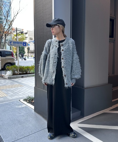 TALL/2Tサイズあり】アメスリリブロングワンピース（ワンピース