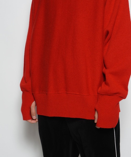 superNova.（スーパーノヴァ）の「Crew neck knit sweater（ニット/セーター・メンズ・レッド・S）」の7枚目の写真