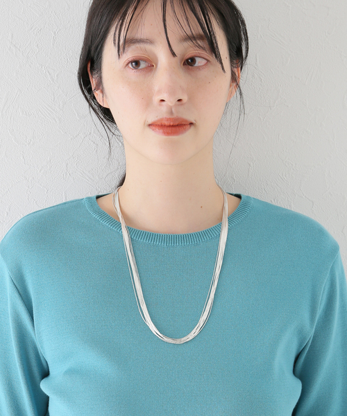 IENA(イエナ)の「【Harpo/アルポ】Liquid SV 10rangs ネックレス 56cm(ネックレス・レディース・シルバー・FREE)」の12枚目の写真