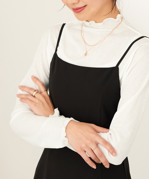 CHAN ME(チャンミ)の「シアースラブハイネックメロウプルオーバー(Tシャツ/カットソー・レディース・ブラック/ホワイト・MEDIUM/LARGE/X-LARGE)」の13枚目の写真