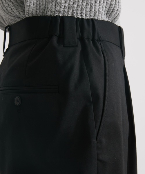 UNITED TOKYO（ユナイテッドトウキョウ）の「【EC限定】サイドゴムワイドテーパードスラックス（スラックス・メンズ・ダークグレー/ネイビー/ライトベージュ/ブラック・3/2/1）」の12枚目の写真