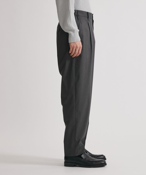 UNITED TOKYO（ユナイテッドトウキョウ）の「【EC限定】サイドゴムワイドテーパードスラックス（スラックス・メンズ・ダークグレー/ネイビー/ライトベージュ/ブラック・3/2/1）」の16枚目の写真