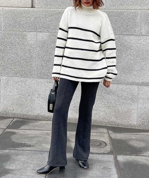 定価55,000 JAMES PERSE コットンブラックデニム フレアパンツ セール  