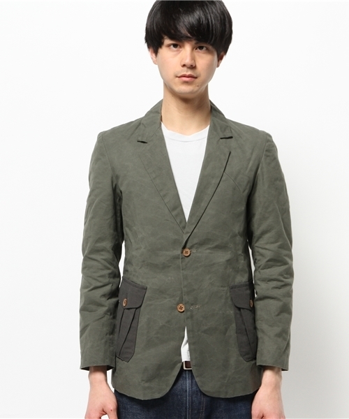 OUTLET（アウトレット）の「【BLOOM&BRANCH】FRANKLCTNJKT（その他アウター・メンズ・レッド/カーキ・MEDIUM/SMALL）」の3枚目の写真