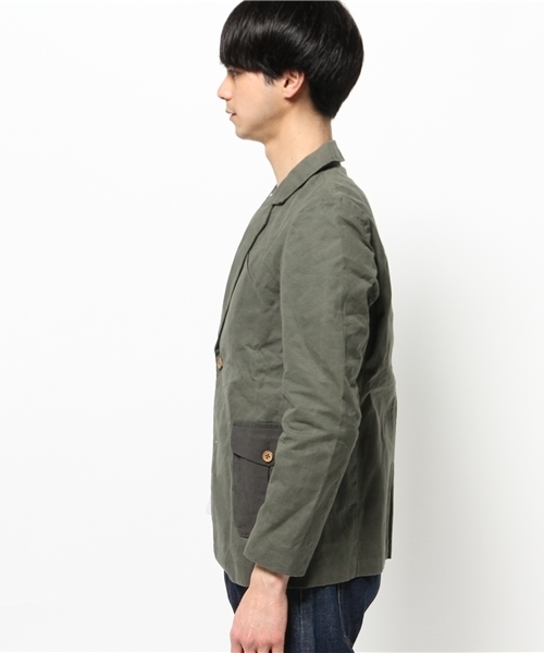 OUTLET（アウトレット）の「【BLOOM&BRANCH】FRANKLCTNJKT（その他アウター・メンズ・レッド/カーキ・MEDIUM/SMALL）」の4枚目の写真