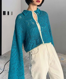 PAGEBOY | クロシェライクエリツキカーディガン(カーディガン/ボレロ)