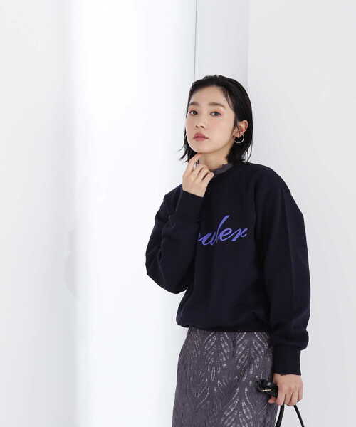 ナチュラルビューティーベーシック カットソー プルオーバー 無地 長袖 M 黒 中古ナチュラルビューティーベーシック カットソー プルオーバー