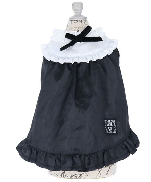 ANNA SUI(アナスイ)の「ANNA SUI/サテンワンピース(ペットウェア・レディース・ブルー/ブラック・2L/M/S/XS/L/2XS/2M)」の4枚目の写真