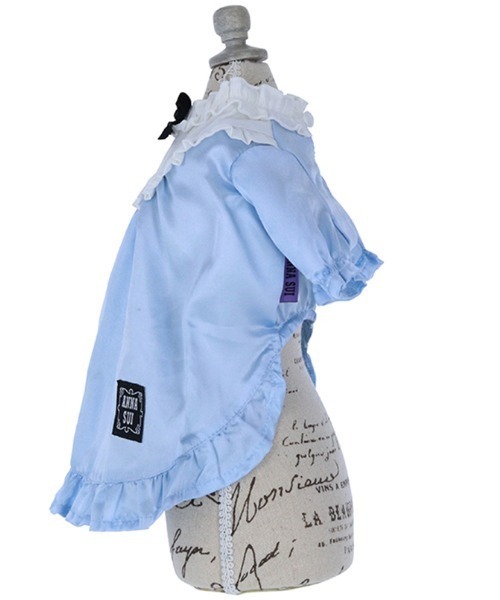 ANNA SUI(アナスイ)の「ANNA SUI/サテンワンピース(ペットウェア・レディース・ブルー/ブラック・2L/M/S/XS/L/2XS/2M)」の8枚目の写真