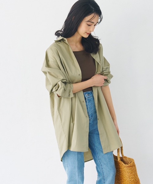 coca（coca）（コカ）の「OUT BRA　アメリカンスリーブカップ付きキャミソール（キャミソール・レディース・ライトグリーン/ブラウン/アイボリー/ブラック・S/M/L）」の21枚目の写真