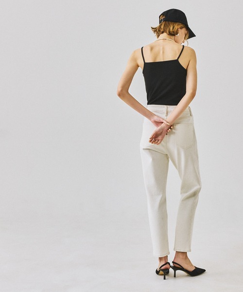 coca（coca）（コカ）の「OUT BRA　アメリカンスリーブカップ付きキャミソール（キャミソール・レディース・ライトグリーン/ブラウン/アイボリー/ブラック・S/M/L）」の7枚目の写真