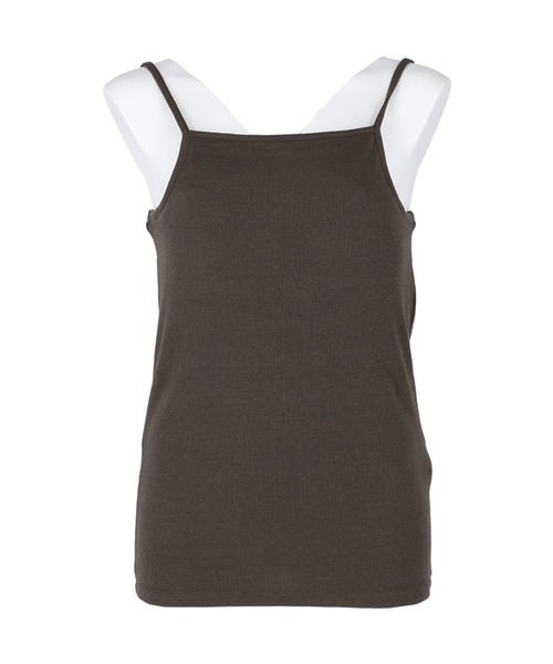 coca（coca）（コカ）の「OUT BRA　アメリカンスリーブカップ付きキャミソール（キャミソール・レディース・ライトグリーン/ブラウン/アイボリー/ブラック・S/M/L）」の14枚目の写真