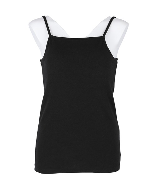 coca（coca）（コカ）の「OUT BRA　アメリカンスリーブカップ付きキャミソール（キャミソール・レディース・ライトグリーン/ブラウン/アイボリー/ブラック・S/M/L）」の11枚目の写真