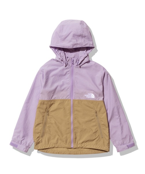 THE NORTH FACE（ザノースフェイス）の「THE NORTH FACE KIDS Compact Jacket NPJ22210（その他アウター・キッズ・ネイビー/オレンジ/パープル/ピンク/ブルー・110/120/130/140/100）」の4枚目の写真
