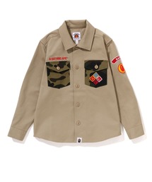 A BATHING APE（アベイシングエイプ）の「BAPE BOY SCOUT SHIRT K