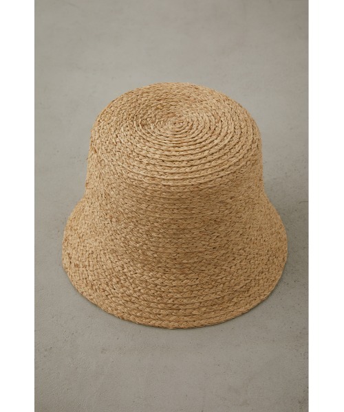 AZUL by moussy(アズールバイマウジー)の「RAFFIA BUCKET HAT/ラフィアバケットハット(ハット・レディース・ベージュ/ブラック・FREE)」の15枚目の写真