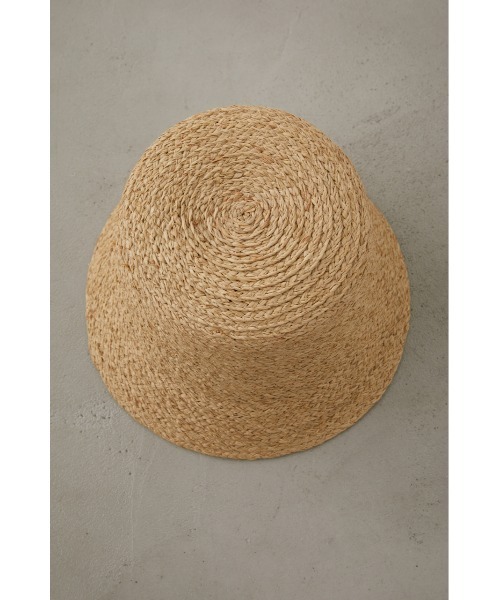 AZUL by moussy(アズールバイマウジー)の「RAFFIA BUCKET HAT/ラフィアバケットハット(ハット・レディース・ベージュ/ブラック・FREE)」の7枚目の写真