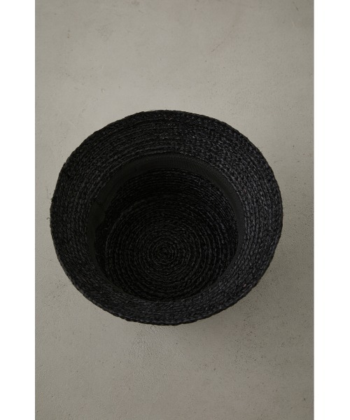 AZUL by moussy(アズールバイマウジー)の「RAFFIA BUCKET HAT/ラフィアバケットハット(ハット・レディース・ベージュ/ブラック・FREE)」の10枚目の写真